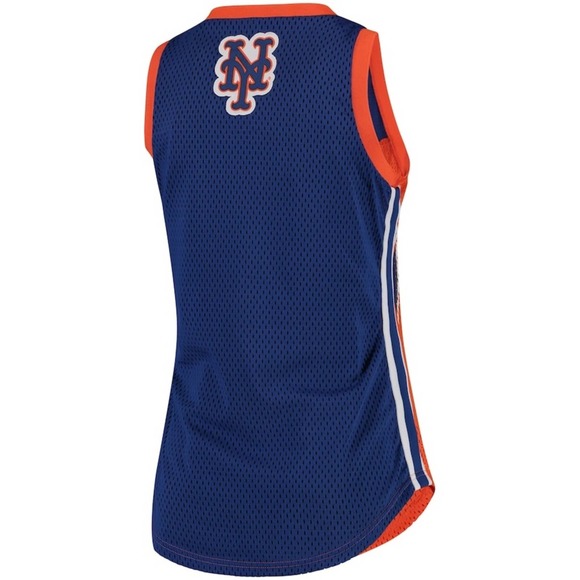 New York Mets Glll Women’s Tank Top Orange/Navy size Large - Picture 7 of 7